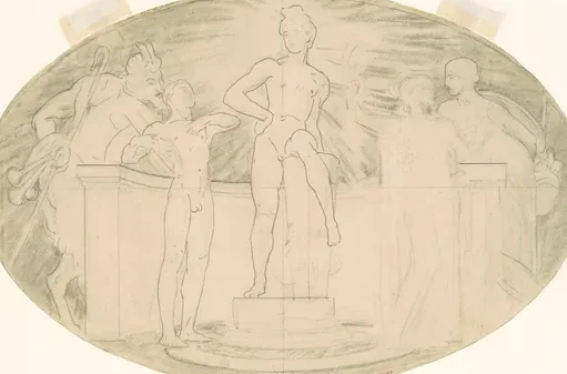 Study for "Classic and Romantic Art"