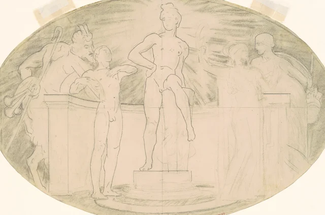 Étude pour « Art classique et art romantique »