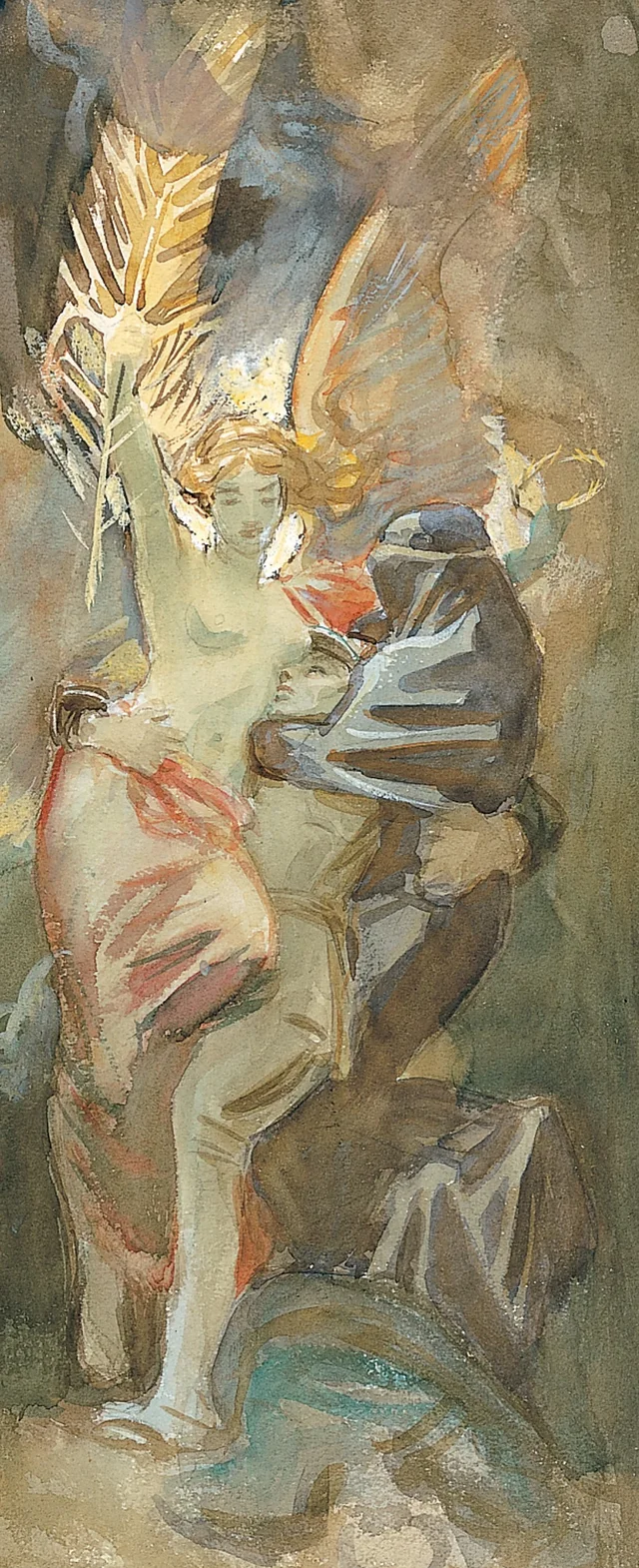 Estudo para «A Morte e a Vitória», John Singer Sargent