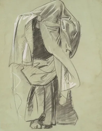 Study for "Frieze of Prophets"