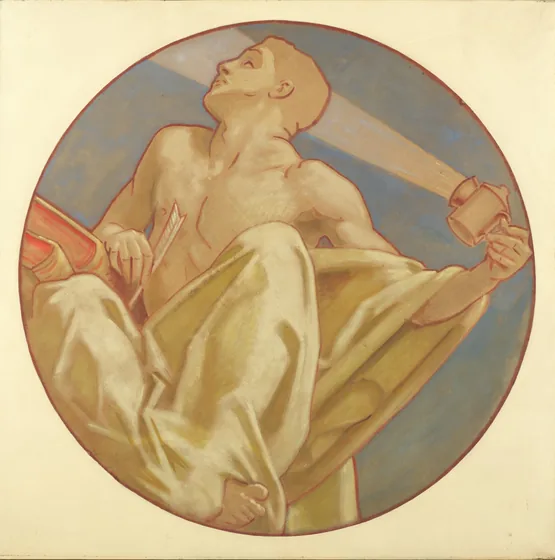 Study for "History," Museum of Fine Arts, Boston