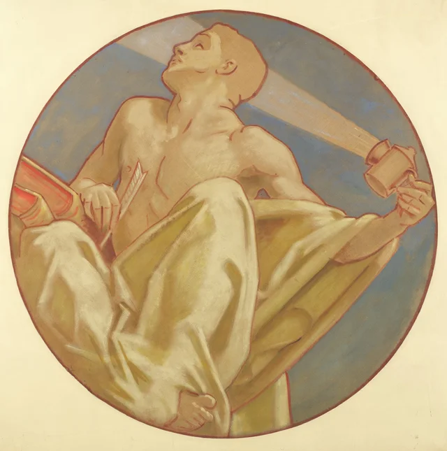 Estudio para «La Historia», Museum of Fine Arts, Boston, John Singer Sargent