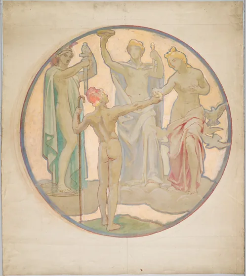Study for "Judgment of Paris," Museum of Fine Arts, Boston