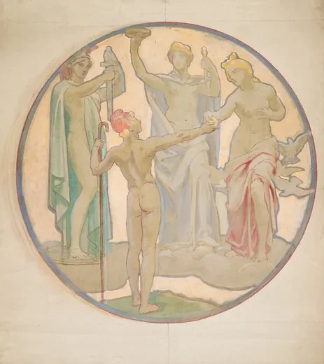 Study for "Judgment of Paris," Museum of Fine Arts, Boston