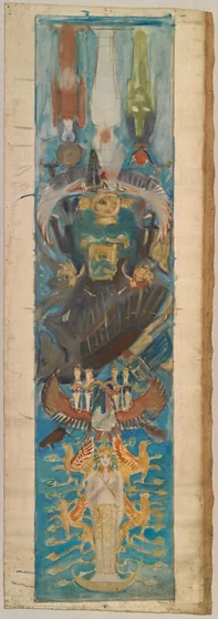 Study for "Pagan Gods," Boston Public Library