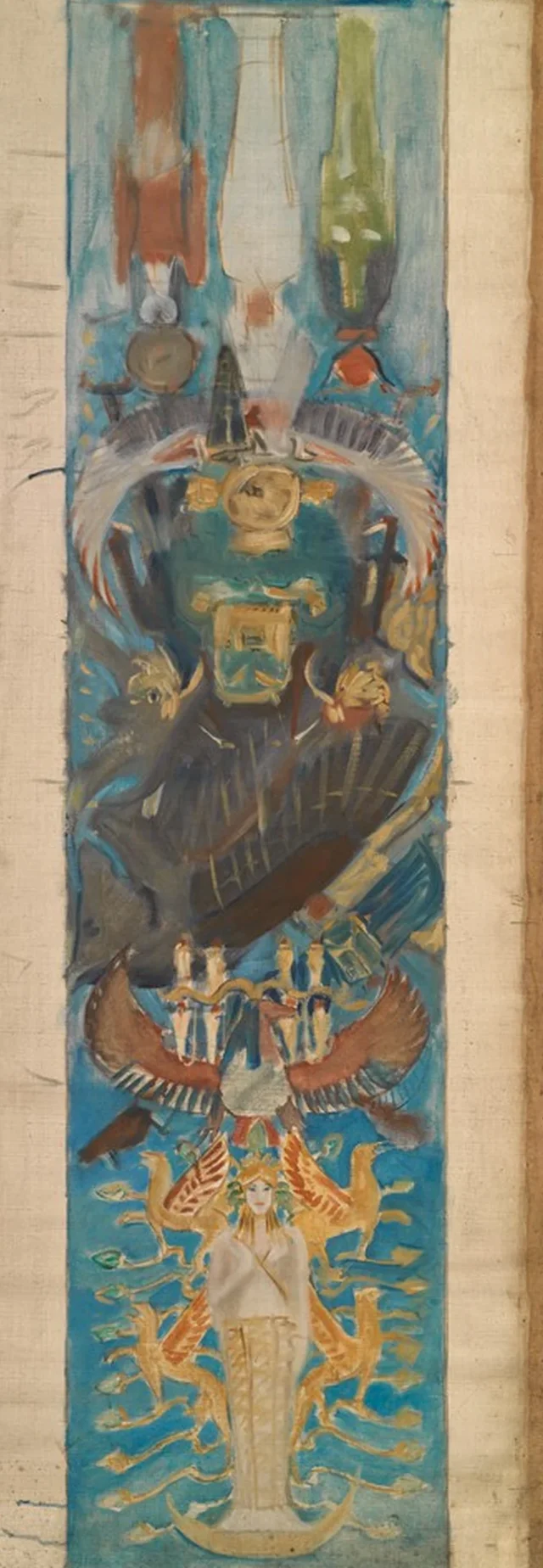 「異教の神々」のための習作、ボストン公共図書館