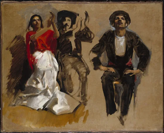 Study for Seated Figures for "El Jaleo"
