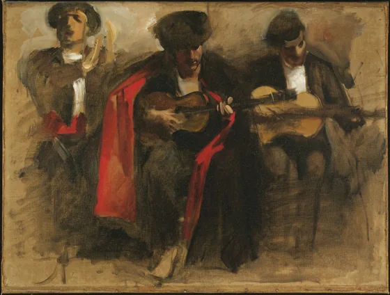 Study for Seated Musicians for "El Jaleo"