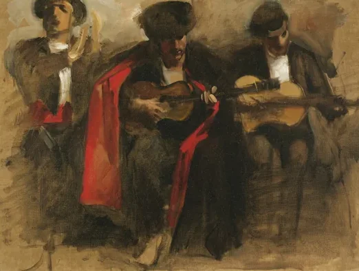 Study for Seated Musicians for "El Jaleo"
