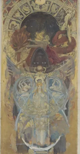 Study for the Boston Public Library Murals: Design for an Archway
