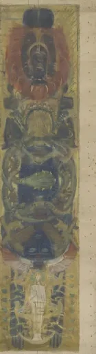 Study for the Boston Public Library Murals: Pagan Heads, for a Vault