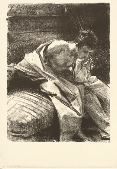 Study of a Seated Man