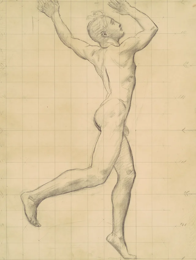 Étude d'Apollon pour « Apollon et Daphné »