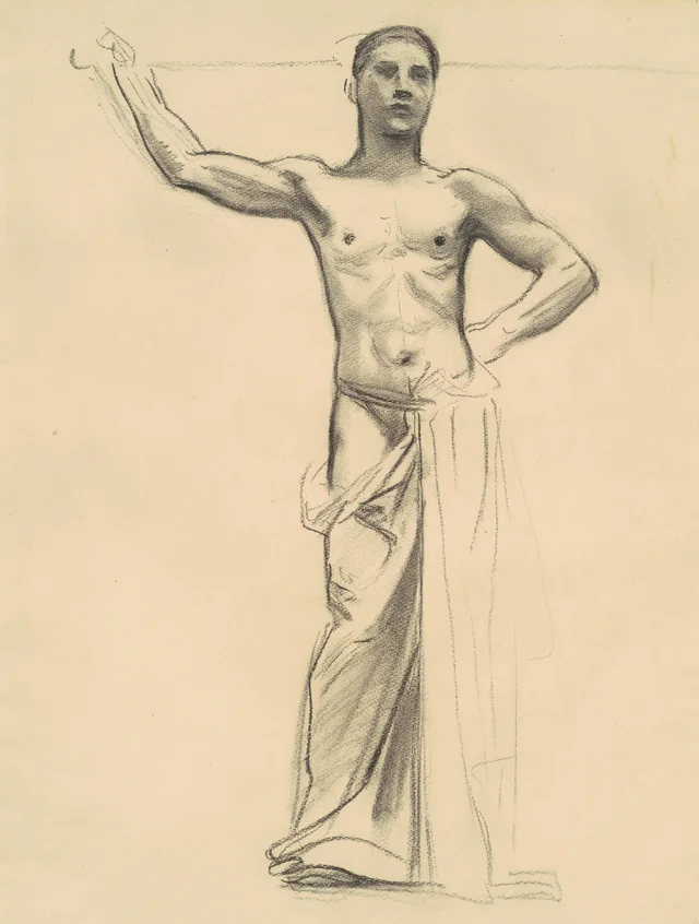 Étude d'Apollon pour « Apollon et les Muses »