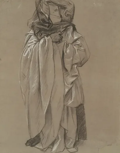 Study of Ezekiel for "Frieze of Prophets"