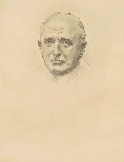 Study of Field Marshal John French for "General Officers of World War I"