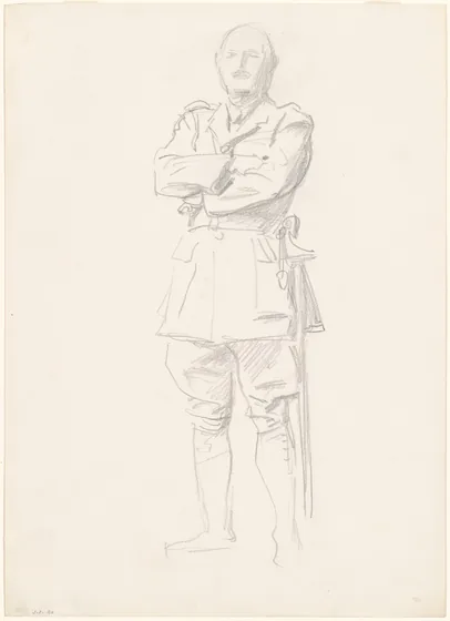 Study of General Louis Botha for "General Officers of World War I"