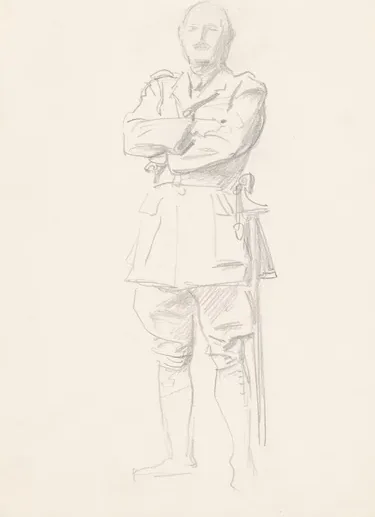 Study of General Louis Botha for "General Officers of World War I"