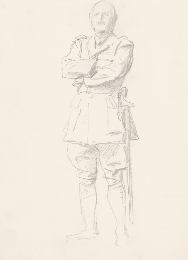 Étude du général Louis Botha pour « Officiers généraux de la Première Guerre mondiale »