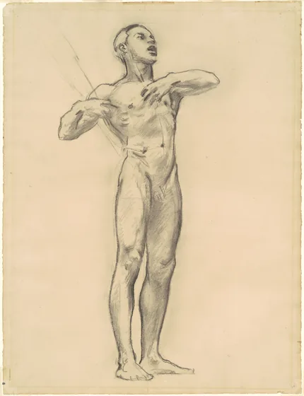 Study of Orpheus for "Classic and Romantic Art"