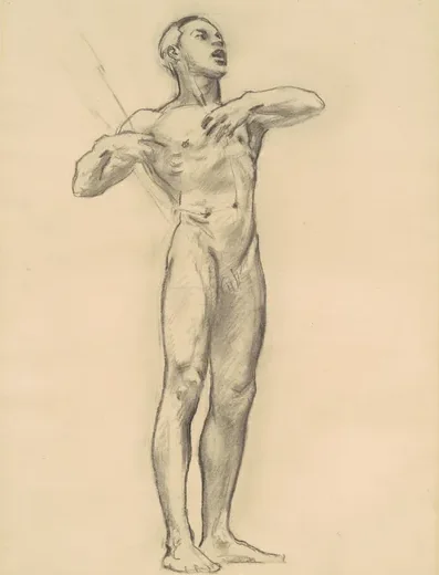 Study of Orpheus for "Classic and Romantic Art"