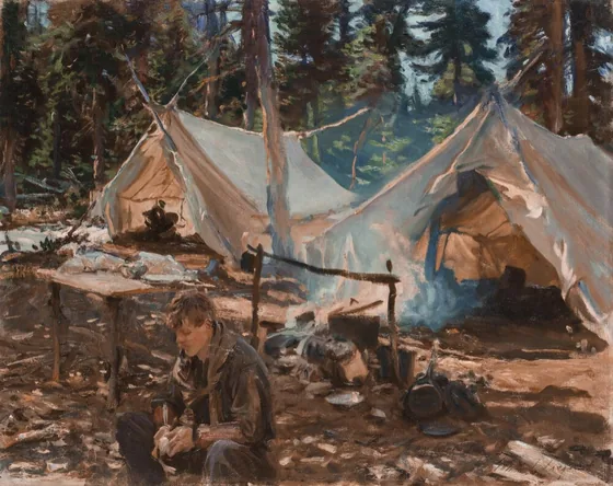 Tents at Lake O'Hara