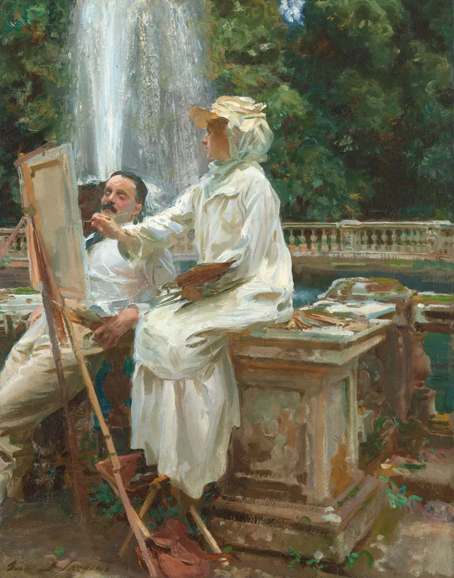 La fuente, villa Torlonia, Frascati, Italia