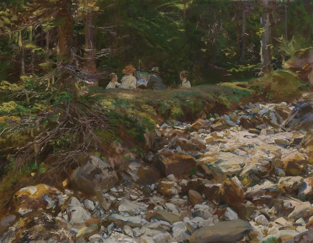 El maestro y sus alumnos, John Singer Sargent