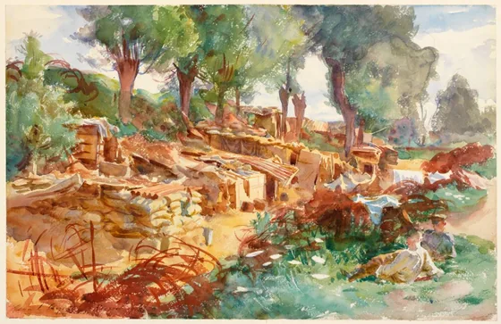 The Sunken Road, Ransart