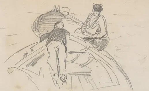 Two Men in Boats