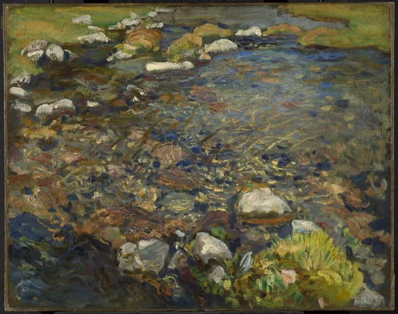 Val d'Aosta: A Stream over Rocks