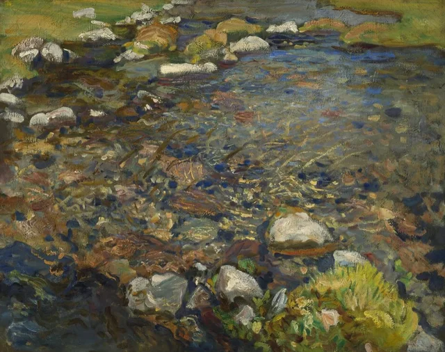 Valle de Aosta: un arroyo sobre las rocas