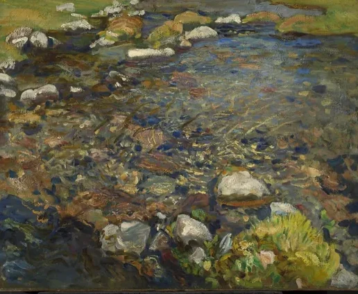 Val d'Aosta: A Stream over Rocks