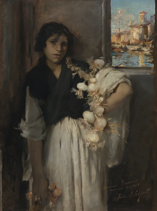 Vendedor de cebollas veneciano