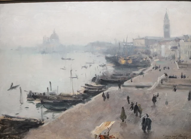 Venecia con tiempo gris