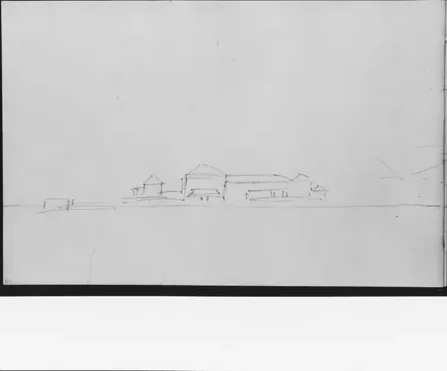 Village and Mountain (from Sketchbook)
