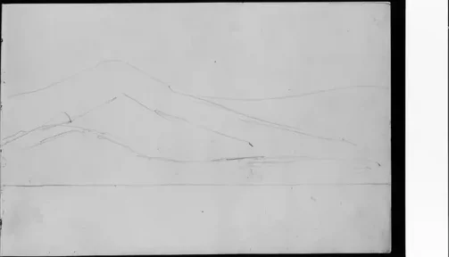 Village and Mountain (from Sketchbook)