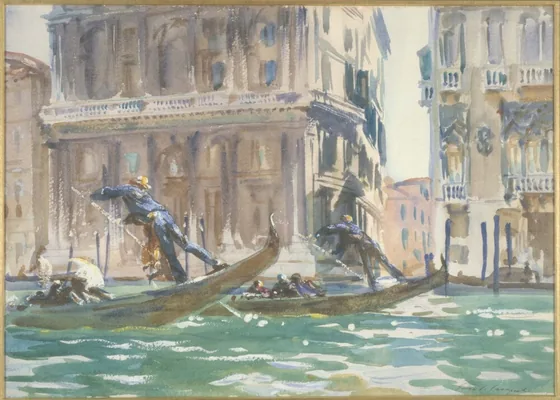 Vue de Venise (sur le canal)