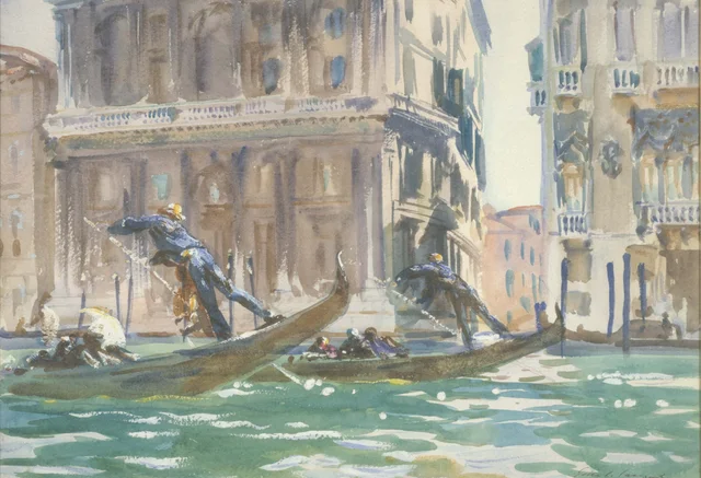 Vista de Venecia (sobre el canal)