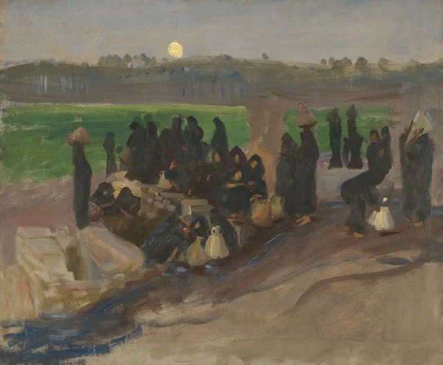 Aguadores en el Nilo