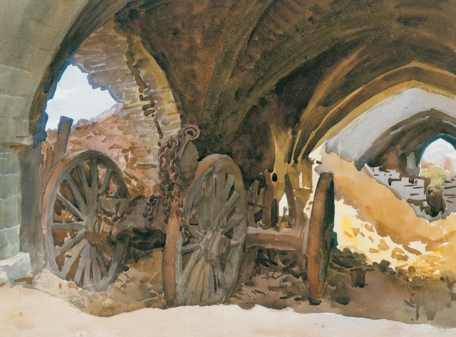 Roues sous une voûte
