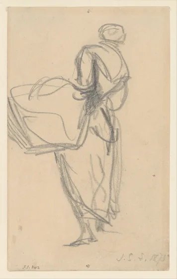 Woman with Basket