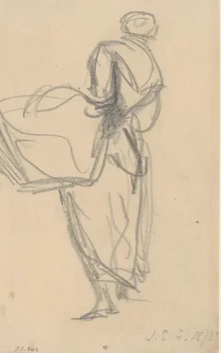 Woman with Basket