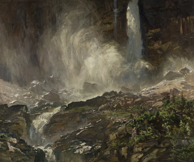 Las cataratas Yoho, John Singer Sargent