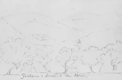 Zacharias House and Ein Karem (from Sketchbook)