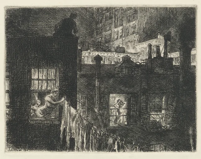 Fenêtres la nuit