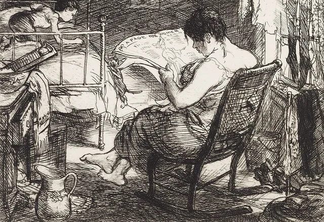 La página de las mujeres, John Sloan
