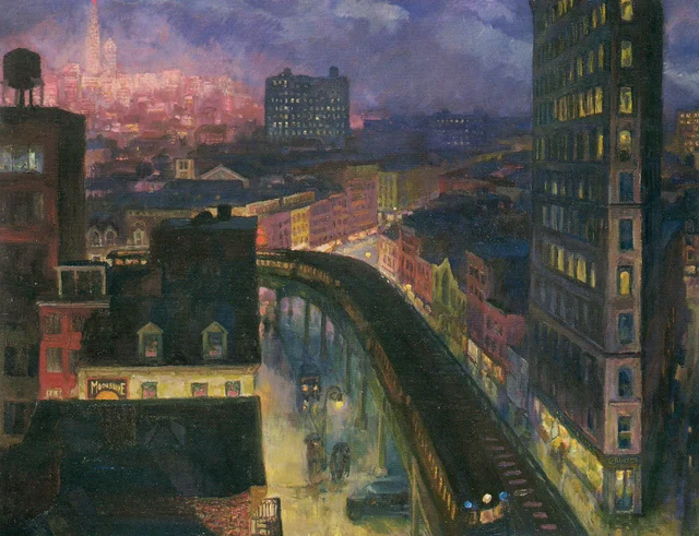 A Cidade vista de Greenwich Village, John Sloan