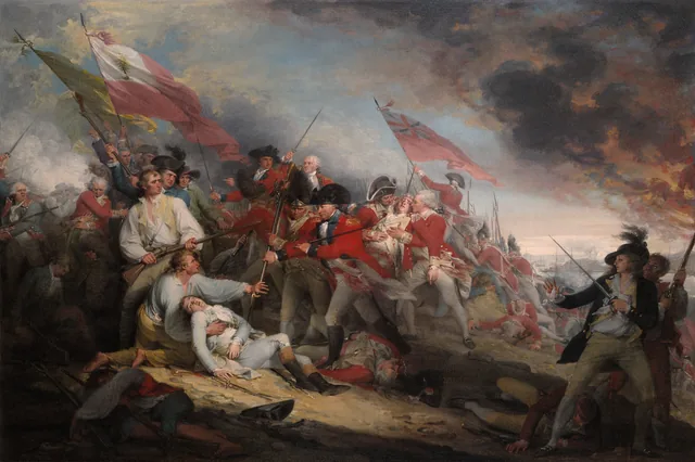 A batalha de Bunker Hill, 17 de junho de 1775
