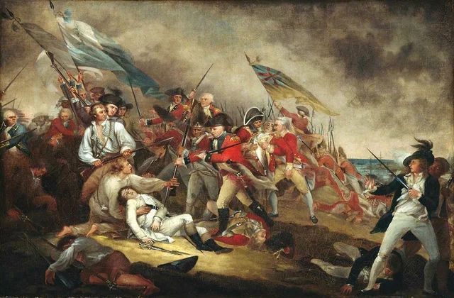 La muerte del general Warren en la batalla de Bunker Hill, John Trumbull